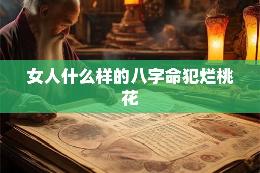 女人什么样的八字命犯烂桃花