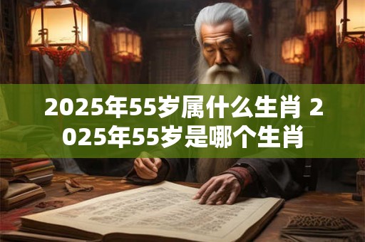 2025年55岁属什么生肖 2025年55岁是哪个生肖