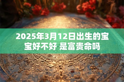 2025年3月12日出生的宝宝好不好 是富贵命吗