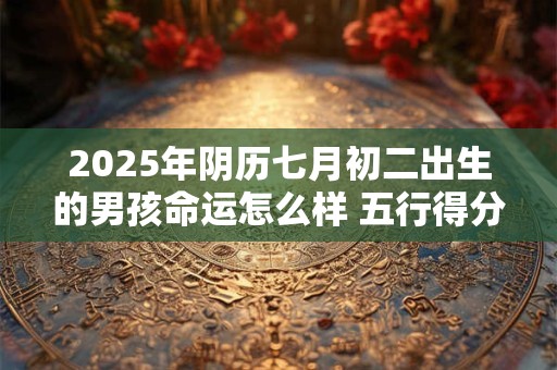 2026年阴历七月初二出生的男孩命运怎么样 五行得分高不高 2026年阴历七月初二出生的男孩命运怎么样 五行得分高不高