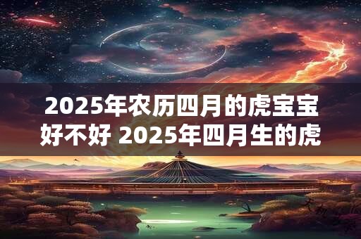 2025年农历四月的虎宝宝好不好 2025年四月生的虎宝宝好吗