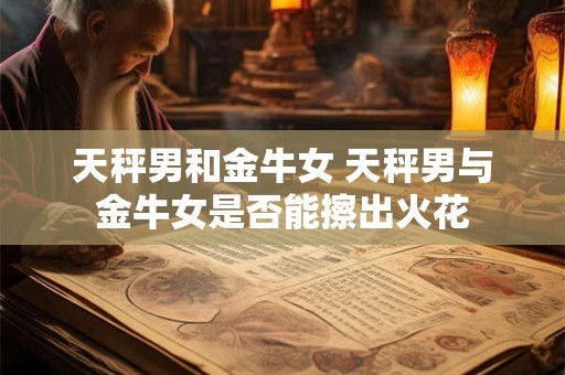 天秤男和金牛女 天秤男与金牛女是否能擦出火花