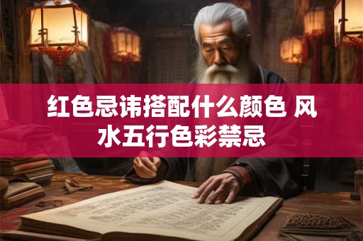 红色忌讳搭配什么颜色 风水五行色彩禁忌