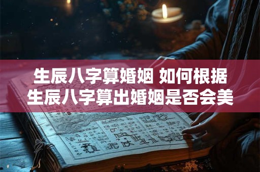 生辰八字算婚姻 如何根据生辰八字算出婚姻是否会美满幸福