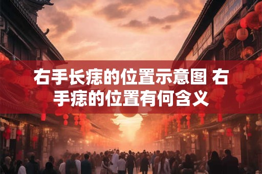 右手长痣的位置示意图 右手痣的位置有何含义