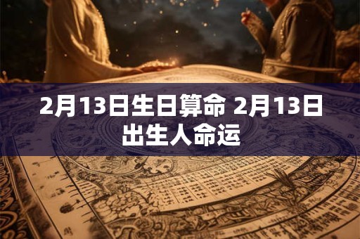 2月13日生日算命 2月13日出生人命运