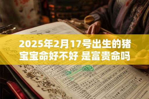 2026年2月17号出生的猪宝宝命好不好 是富贵命吗