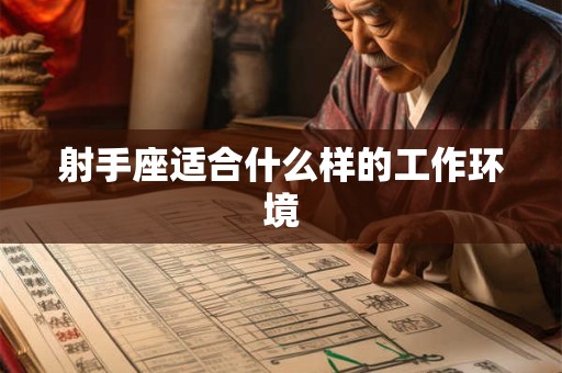 射手座适合什么样的工作环境
