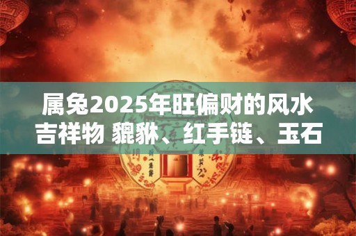 属兔2025年旺偏财的风水吉祥物 貔貅、红手链、玉石