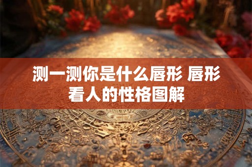 测一测你是什么唇形 唇形看人的性格图解
