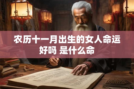 农历十一月出生的女人命运好吗 是什么命