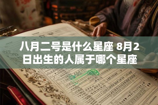 八月二号是什么星座 8月2日出生的人属于哪个星座
