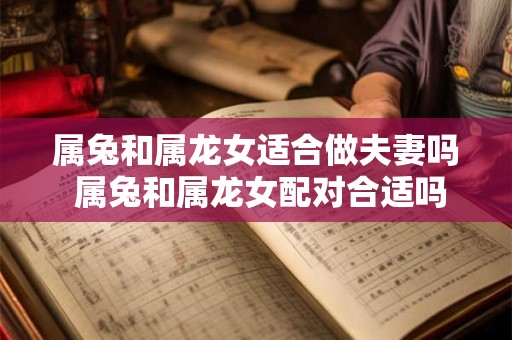 属兔和属龙女适合做夫妻吗 属兔和属龙女配对合适吗