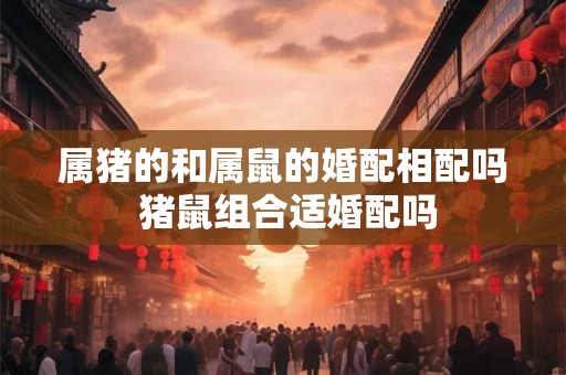 属猪的和属鼠的婚配相配吗 猪鼠组合适婚配吗
