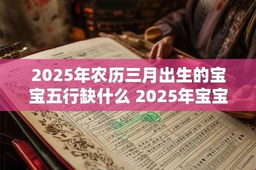 2025年农历三月出生的宝宝五行缺什么 2025年宝宝五行缺啥