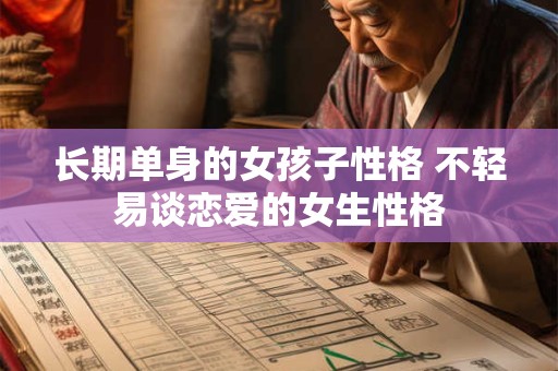 长期单身的女孩子性格 不轻易谈恋爱的女生性格