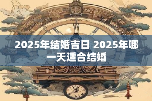 2025年结婚吉日 2025年哪一天适合结婚 2025年结婚吉日 2025年哪一天适合结婚