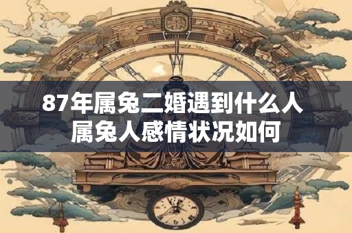 87年属兔二婚遇到什么人 属兔人感情状况如何