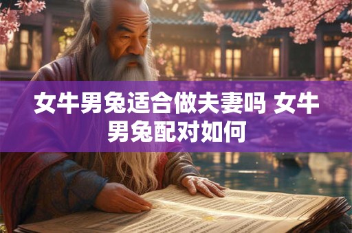 女牛男兔适合做夫妻吗 女牛男兔配对如何