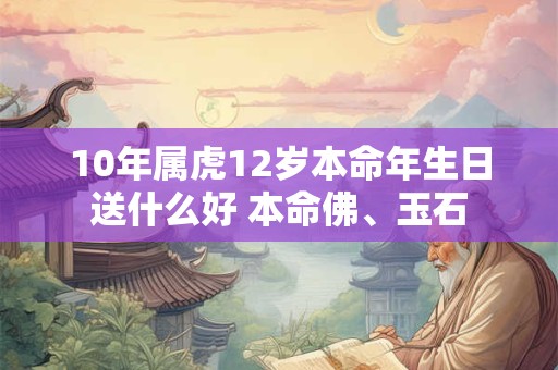 10年属虎12岁本命年生日送什么好 本命佛、玉石
