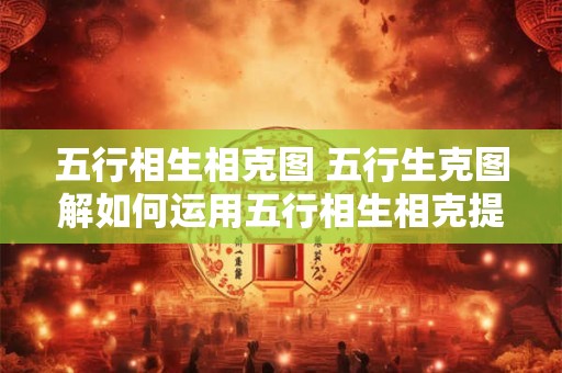 五行相生相克图 五行生克图解如何运用五行相生相克提升生活品质