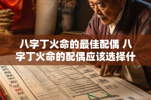 八字丁火命的最佳配偶 八字丁火命的配偶应该选择什么属性的命格