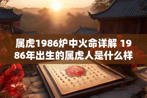 属虎1986炉中火命详解 1986年出生的属虎人是什么样的炉中火命