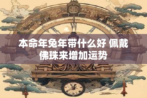 本命年兔年带什么好 佩戴佛珠来增加运势