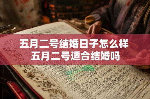 五月二号结婚日子怎么样 五月二号适合结婚吗