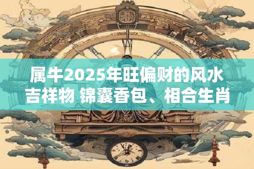 属牛2025年旺偏财的风水吉祥物 锦囊香包、相合生肖配饰 属牛2025年旺偏财的风水吉祥物 锦囊香包、相合生肖配饰