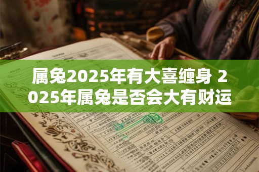 属兔2025年有大喜缠身 2025年属兔是否会大有财运