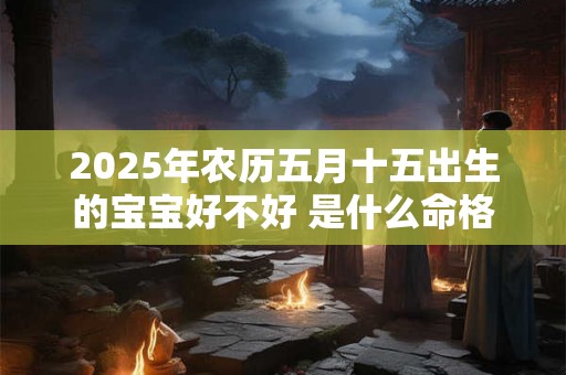 2025年农历五月十五出生的宝宝好不好 是什么命格