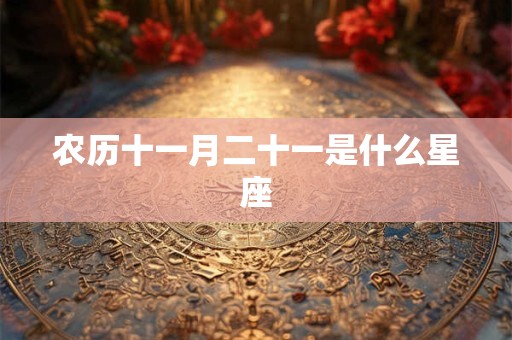 农历十一月二十一是什么星座