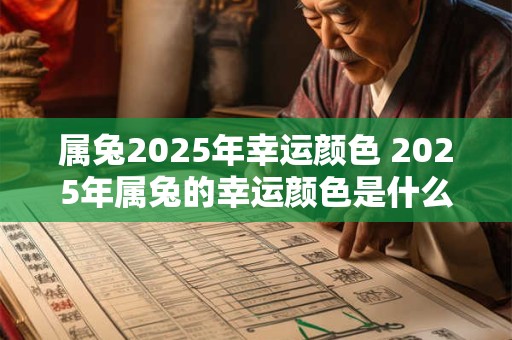 属兔2025年幸运颜色 2025年属兔的幸运颜色是什么