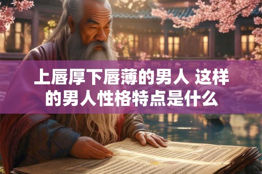 上唇厚下唇薄的男人 这样的男人性格特点是什么