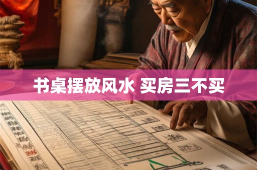 书桌摆放风水 买房三不买