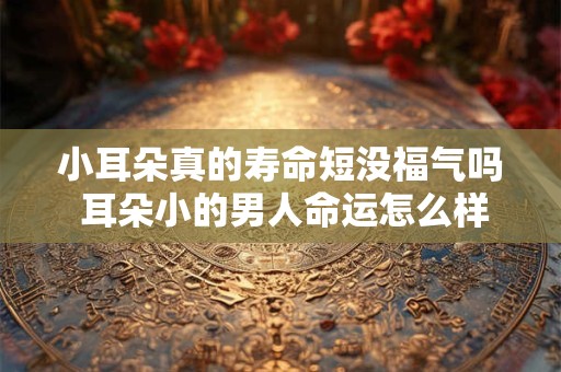 小耳朵真的寿命短没福气吗 耳朵小的男人命运怎么样