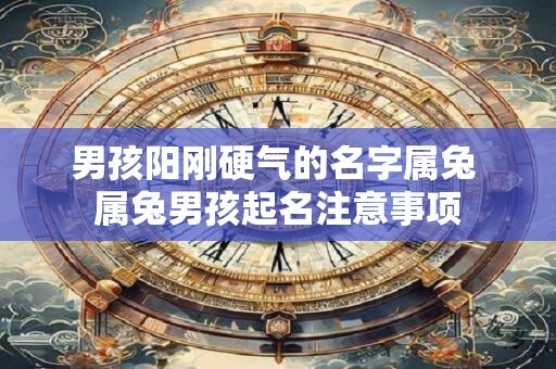 男孩阳刚硬气的名字属兔 属兔男孩起名注意事项 男孩阳刚硬气的名字属兔 属兔男孩起名注意事项