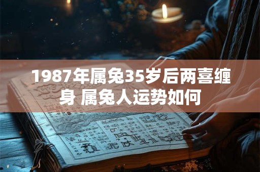1987年属兔35岁后两喜缠身 属兔人运势如何