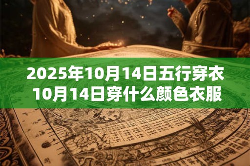 2025年10月14日五行穿衣 10月14日穿什么颜色衣服最旺运