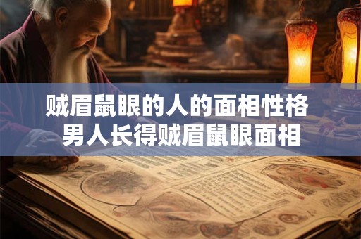 贼眉鼠眼的人的面相性格 男人长得贼眉鼠眼面相