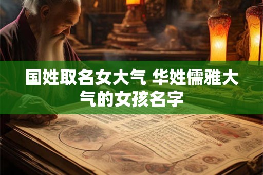 国姓取名女大气 华姓儒雅大气的女孩名字