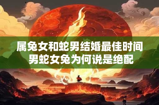 属兔女和蛇男结婚最佳时间 男蛇女兔为何说是绝配