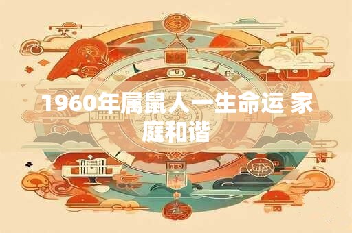 1960年属鼠人一生命运 家庭和谐