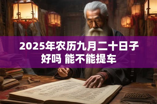 2025年农历九月二十日子好吗 能不能提车