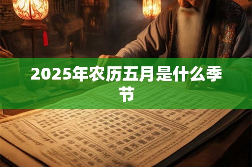 2025年农历五月是什么季节