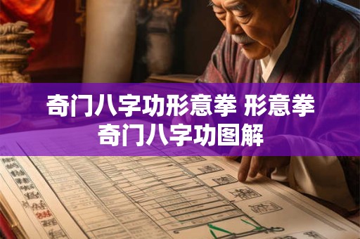 奇门八字功形意拳 形意拳奇门八字功图解