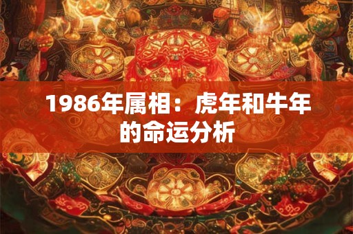 1986年属相：虎年和牛年的命运分析