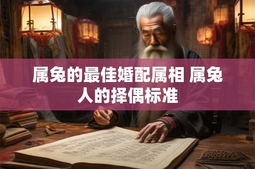 属兔的最佳婚配属相 属兔人的择偶标准