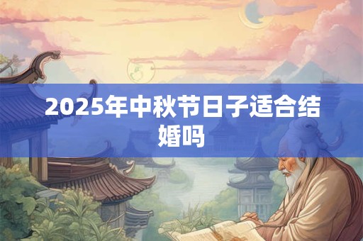 2025年中秋节日子适合结婚吗